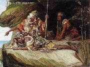 Arab or Arabic people and life. Orientalism oil paintings 579